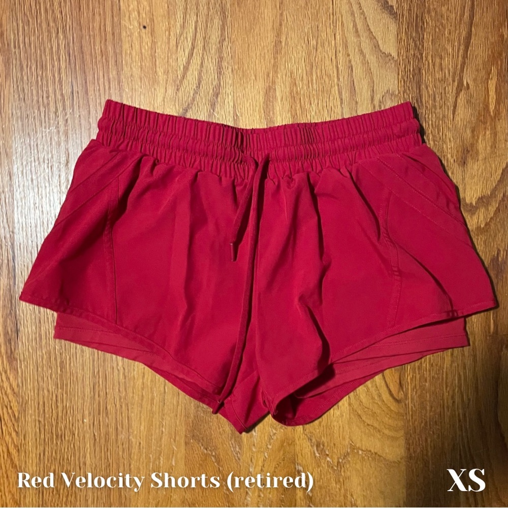 Red Velocity Shorts Retired XS Zyia